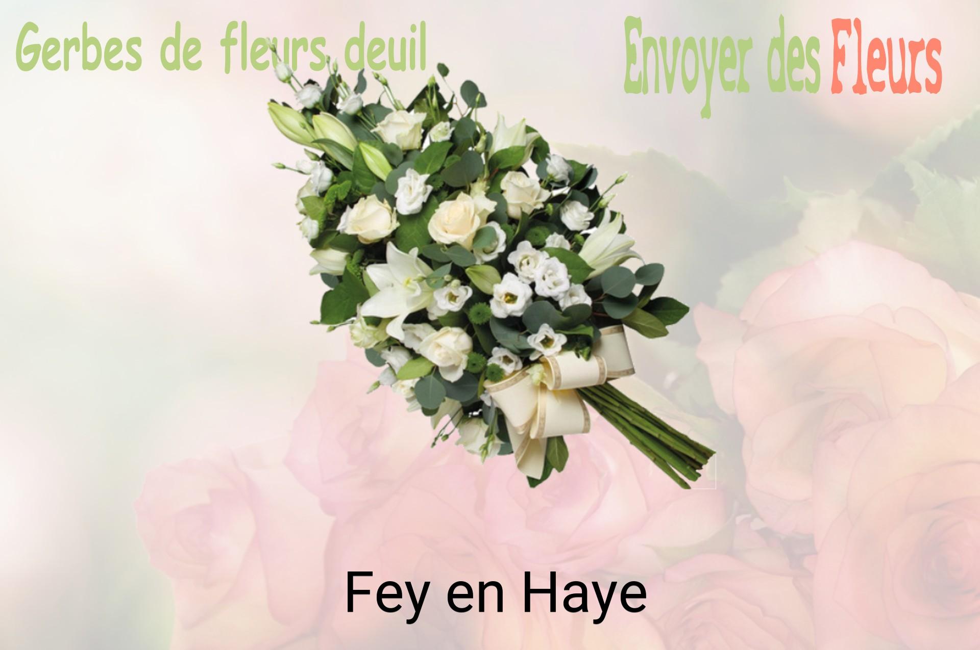 Gerbe de fleurs de deuil livrée à Fey-en-Haye